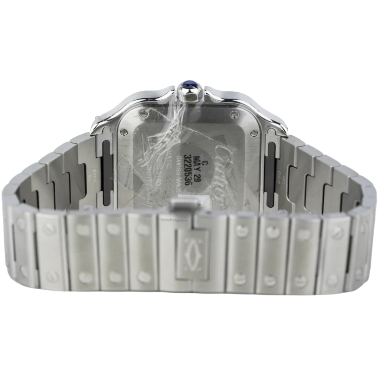 Cartier Santos Steel White Medium (6)