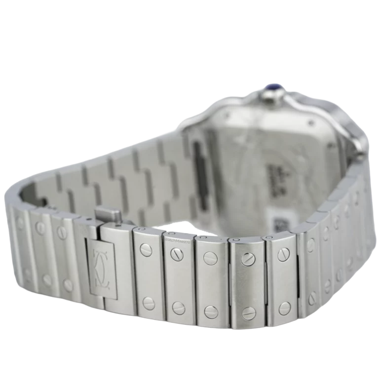 Cartier Santos Steel White Medium (7)
