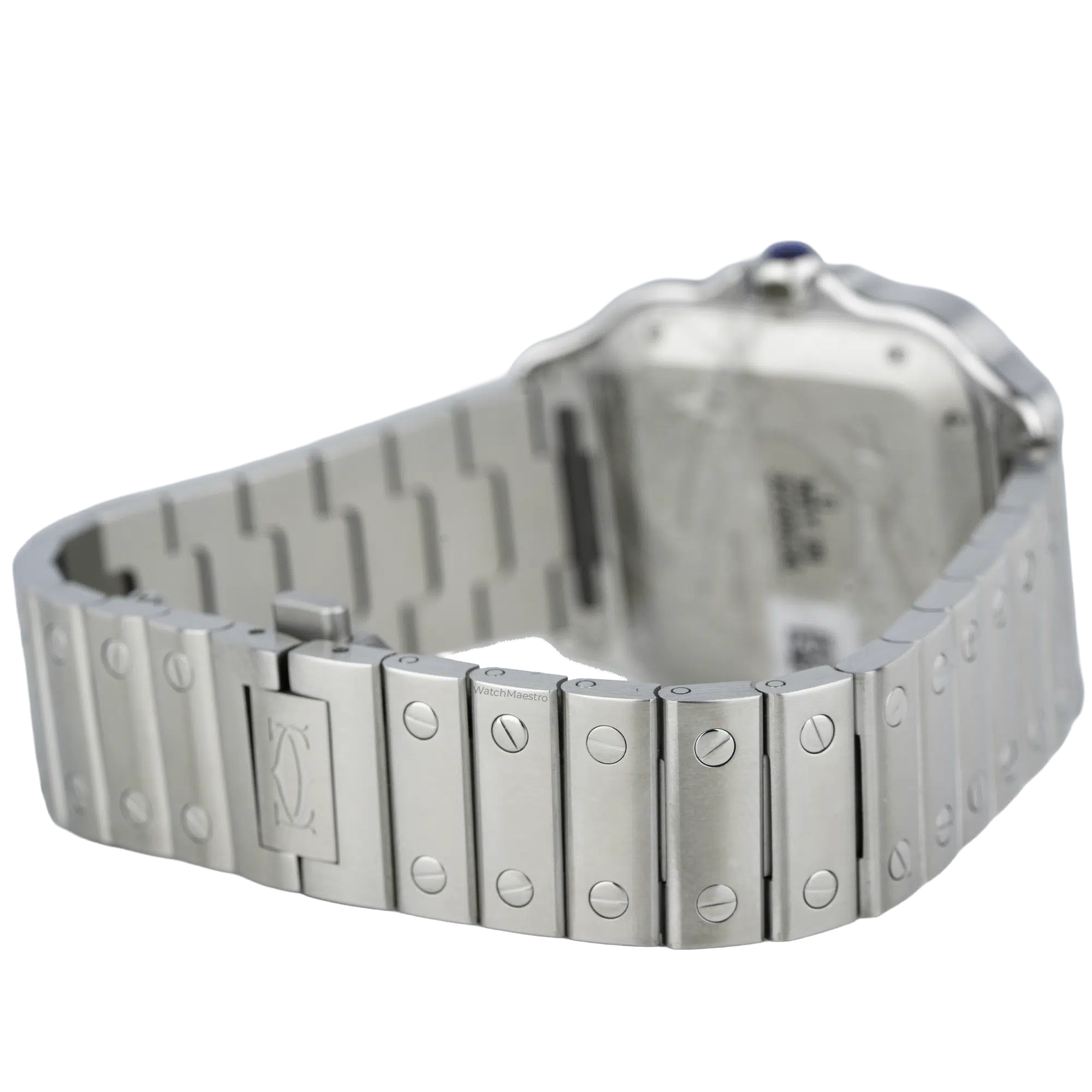 Cartier Santos Steel White Medium (7)