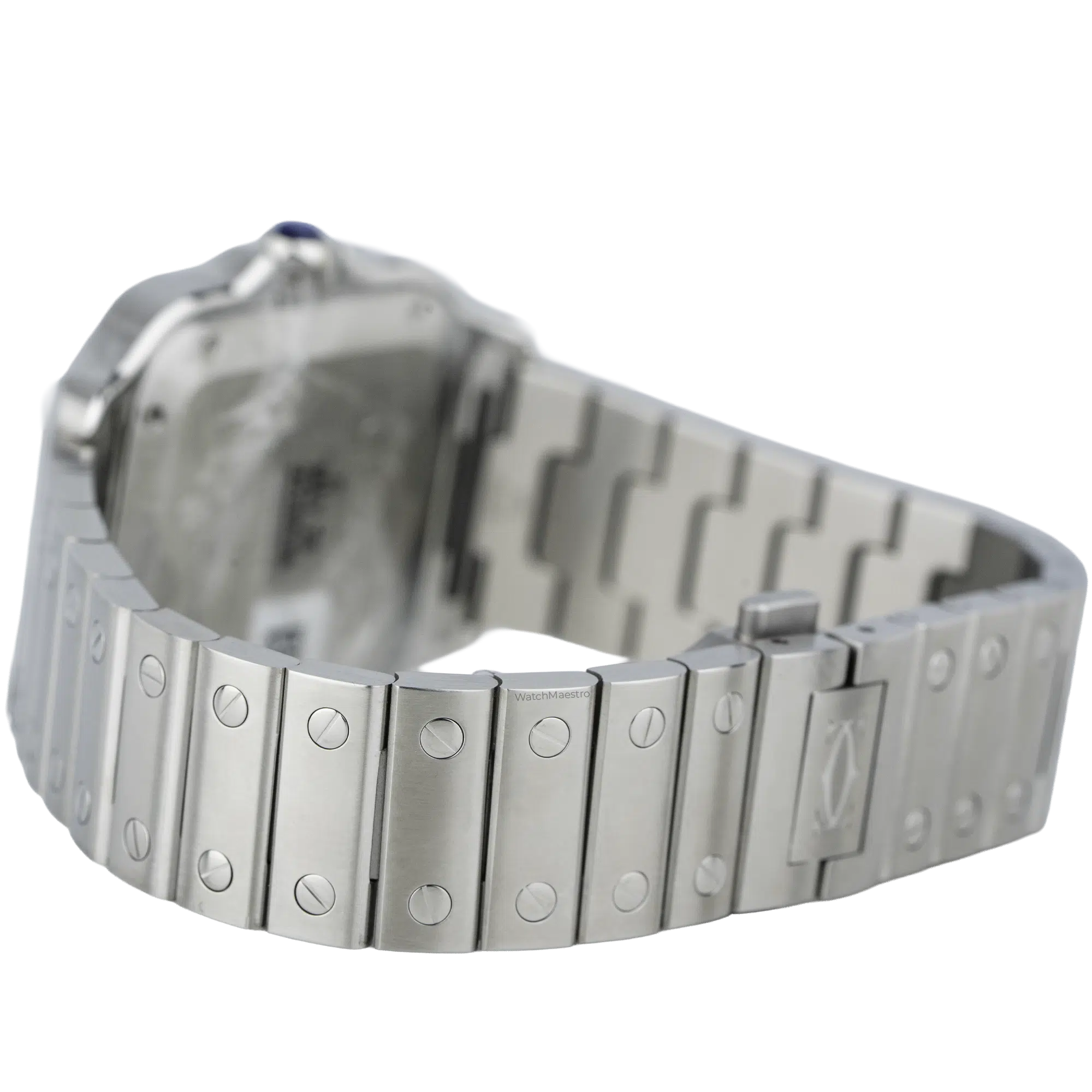 Cartier Santos Steel White Medium (8)
