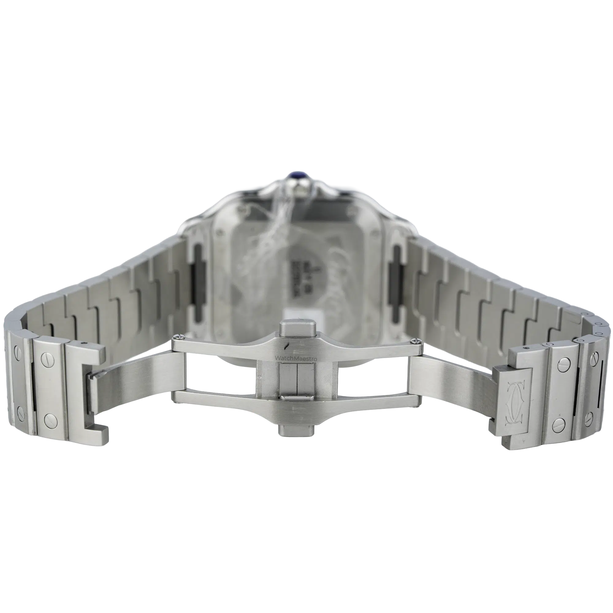 Cartier Santos Steel White Medium (9)