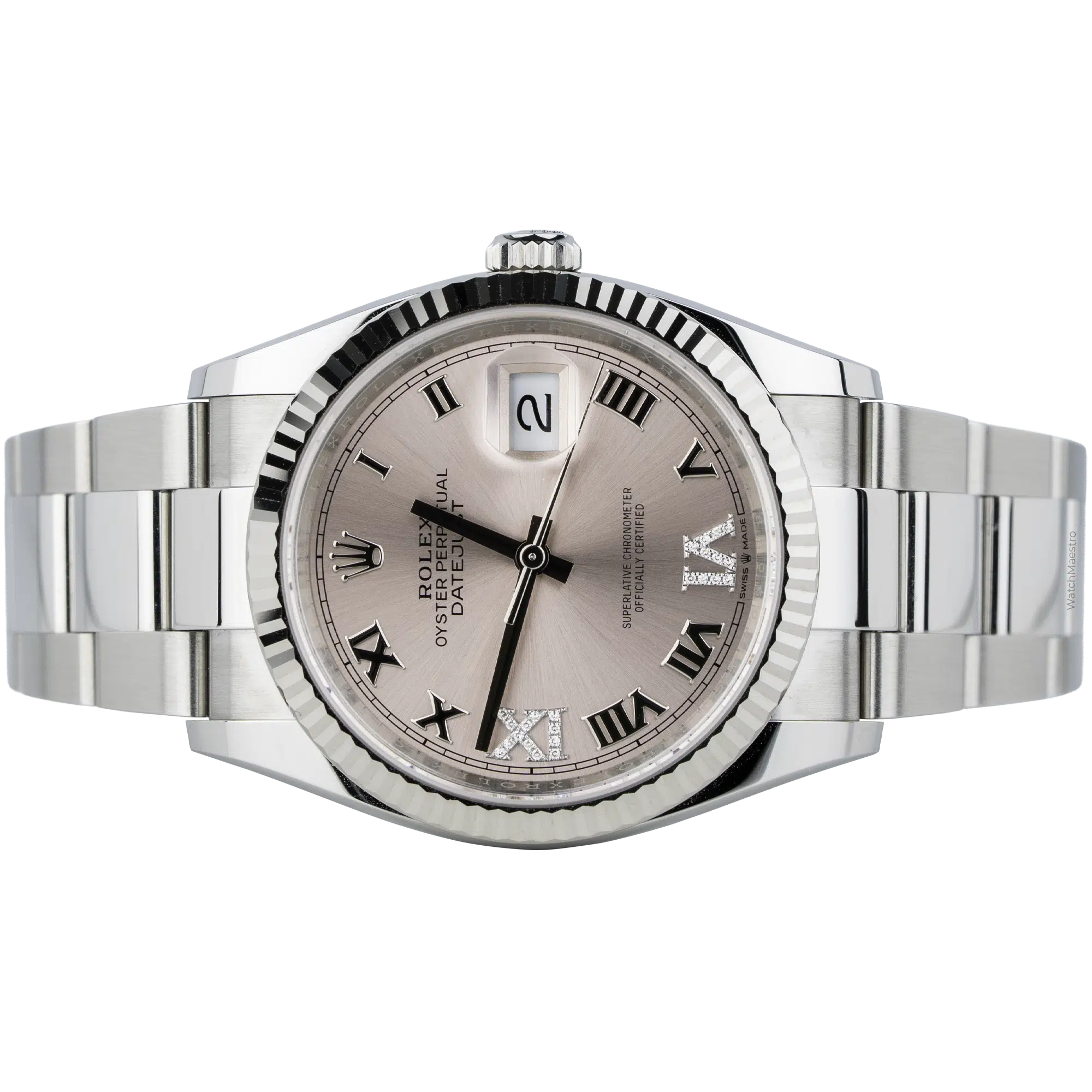 Rolex Datejust 36 Pink VI Diamond Oyster Fluted (2)