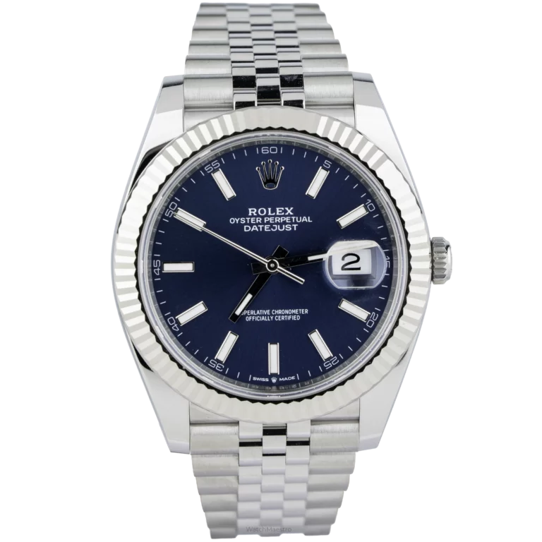 Rolex Datejust 41 Blue Fluted Jubilee (1)