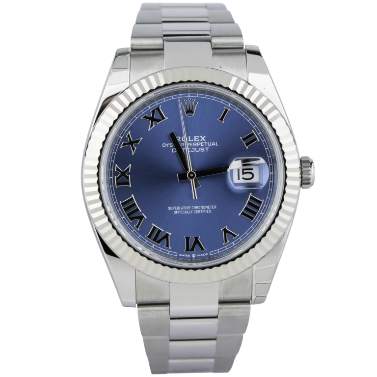 Rolex Datejust 41 Blue Roman Oyster Fluted (1)