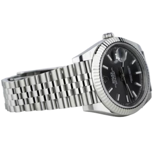 Rolex Datejust 41 Grey Steel Fluted Jubilee (4)