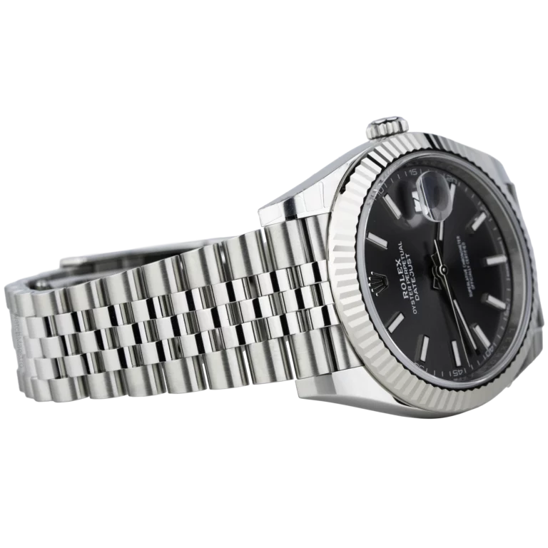 Rolex Datejust 41 Grey Steel Fluted Jubilee (4)