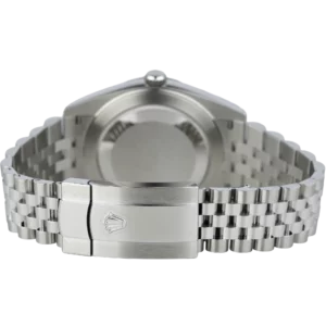 Rolex Datejust 41 Grey Steel Fluted Jubilee (5)