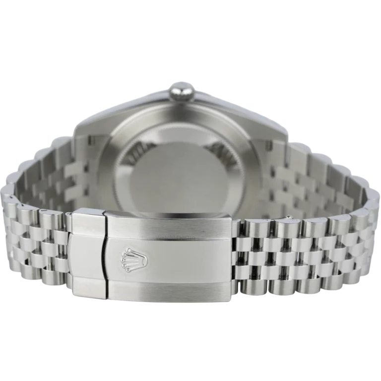 Rolex Datejust 41 Grey Steel Fluted Jubilee (5)