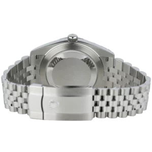 Rolex Datejust 41 Grey Steel Fluted Jubilee (6)