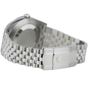 Rolex Datejust 41 Grey Steel Fluted Jubilee (8)