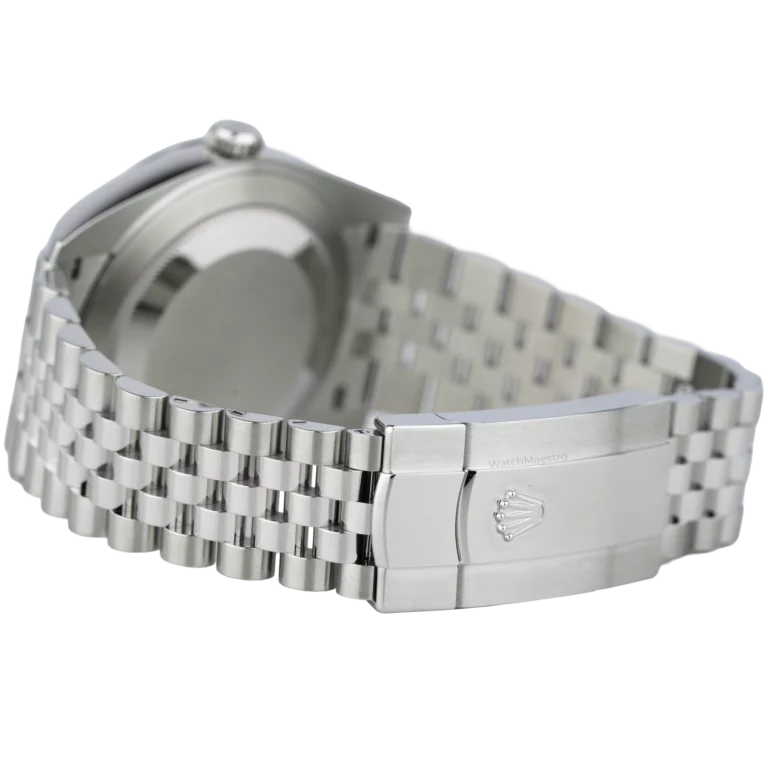 Rolex Datejust 41 Grey Steel Fluted Jubilee (8)