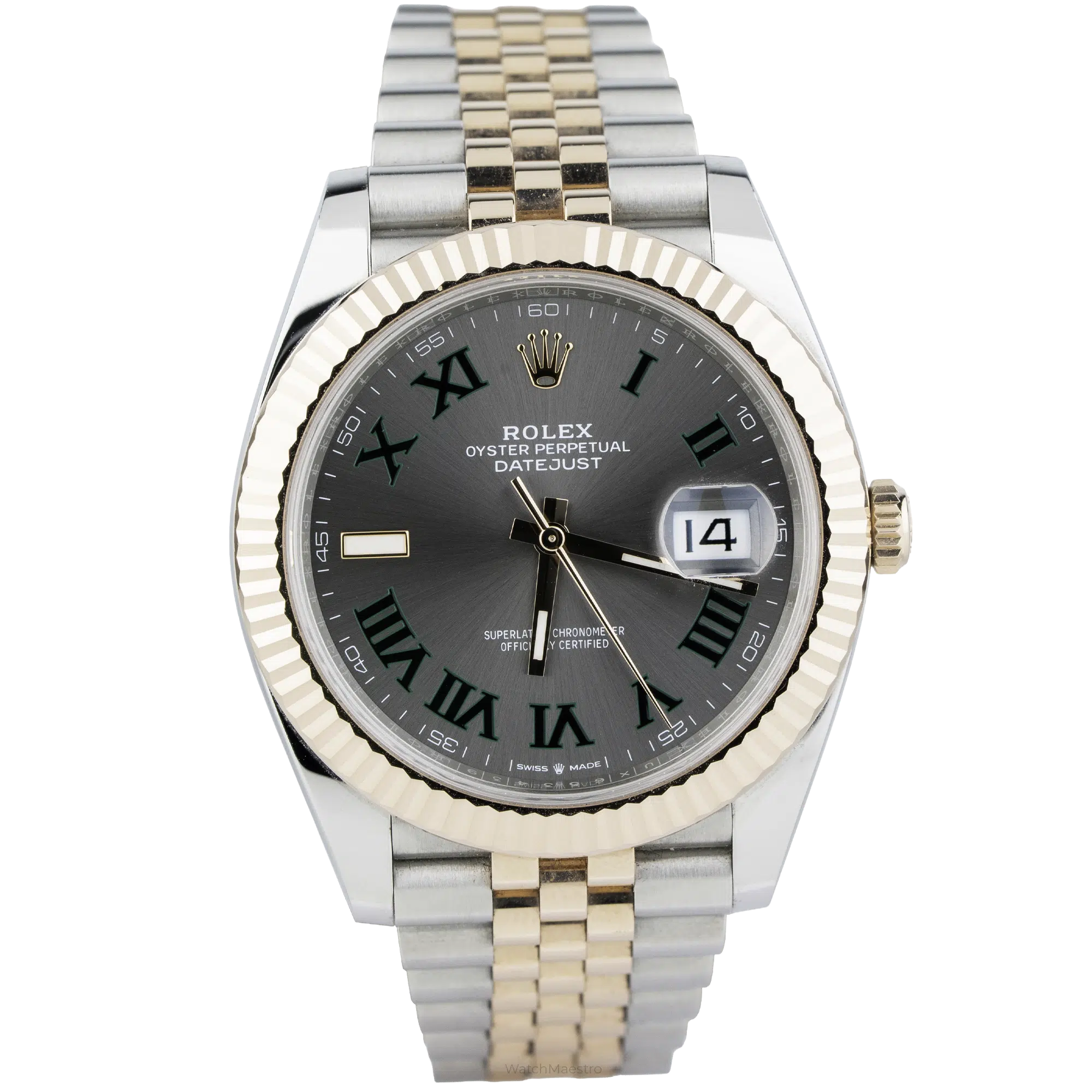 Rolex Datejust 41 Wimbledon Flute Jubilee Two Tone (1)