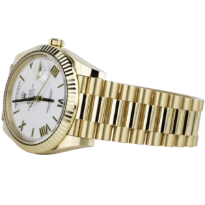 Rolex Day Date 40 YG White Roman (3)