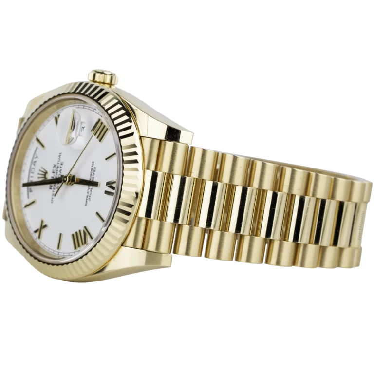 Rolex Day Date 40 YG White Roman (3)