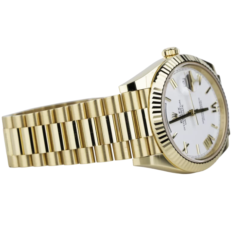 Rolex Day Date 40 YG White Roman (4)