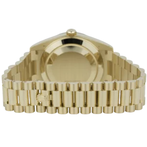 Rolex Day Date 40 Yellow Gold Onyx Diamond Dial (5)