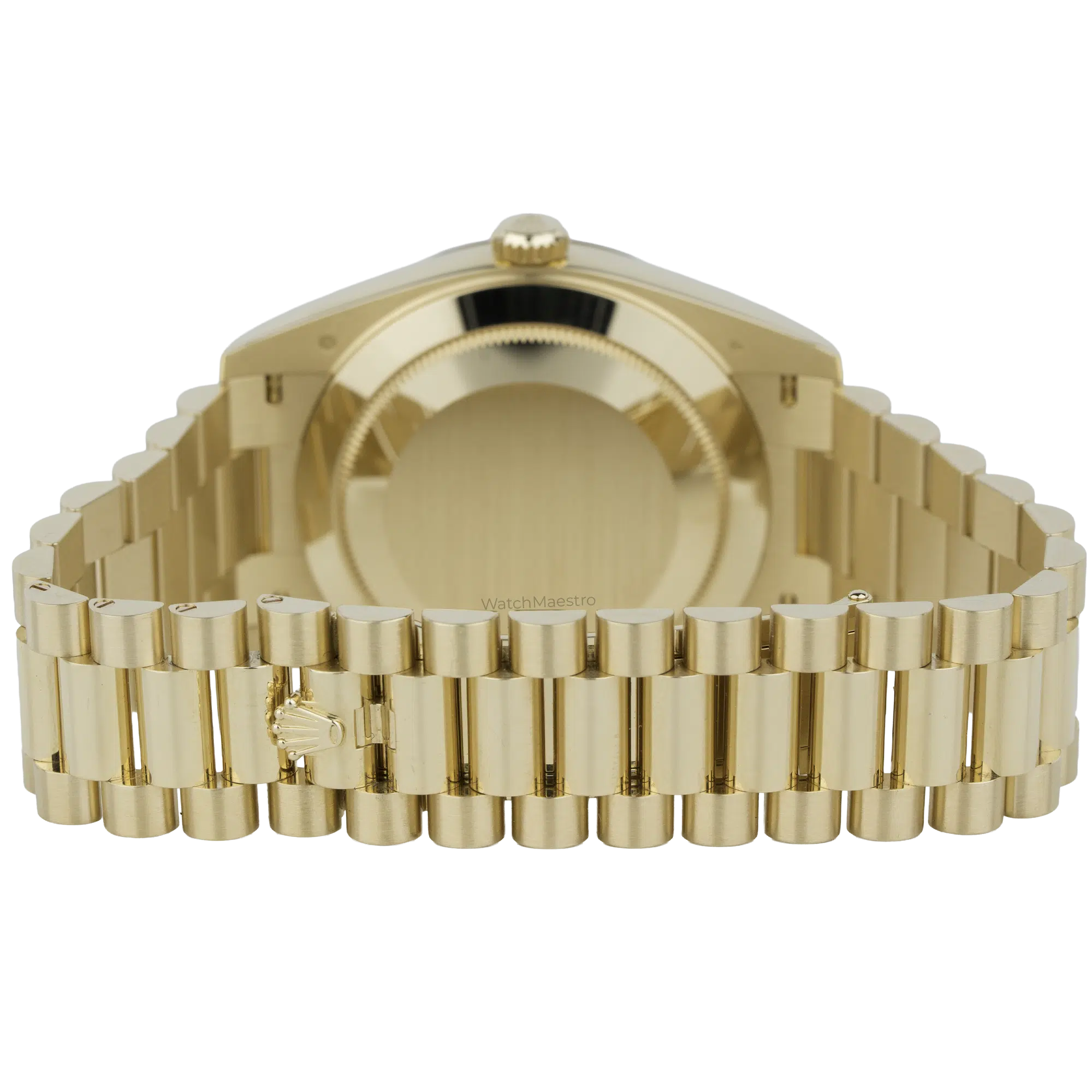 Rolex Day Date 40 Yellow Gold Onyx Diamond Dial (5)
