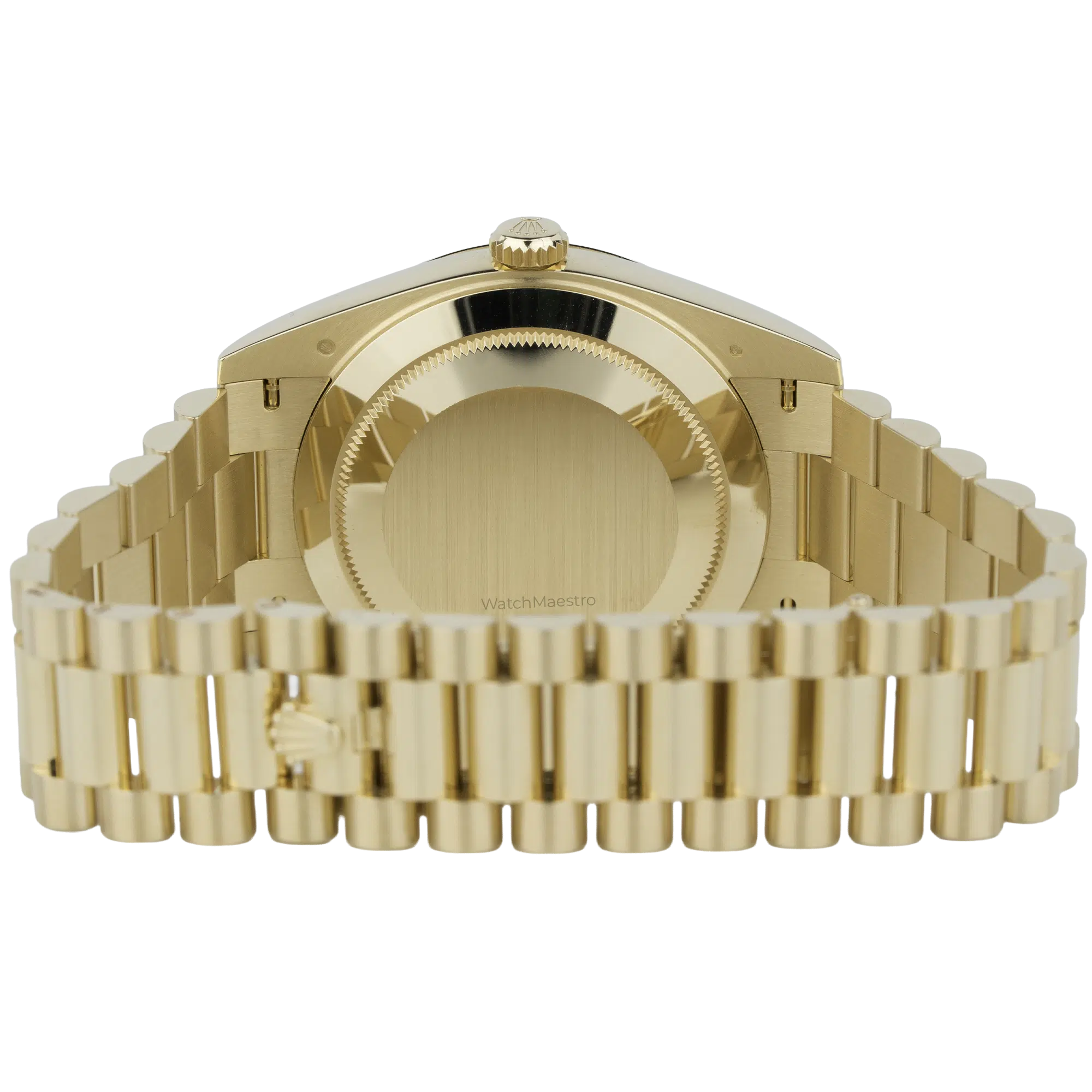 Rolex Day Date 40 Yellow Gold Onyx Diamond Dial (6)