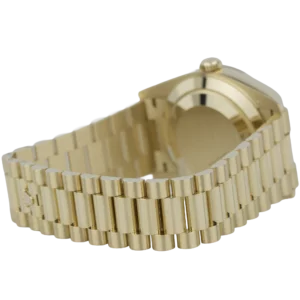 Rolex Day Date 40 Yellow Gold Onyx Diamond Dial (7)