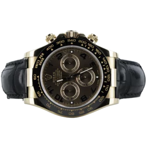 Rolex Daytona Rose Gold Leather Choco (2)