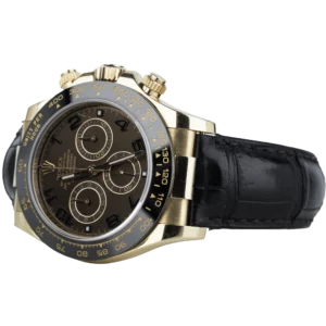 Rolex Daytona Rose Gold Leather Choco (3)