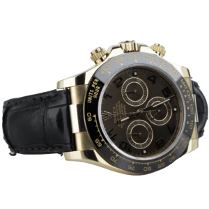 Rolex Daytona Rose Gold Leather Choco (4)