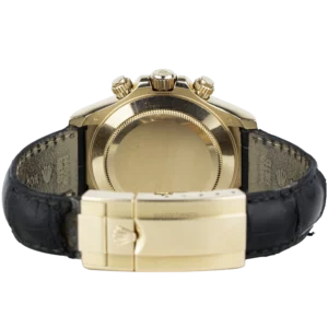 Rolex Daytona Rose Gold Leather Choco (6)