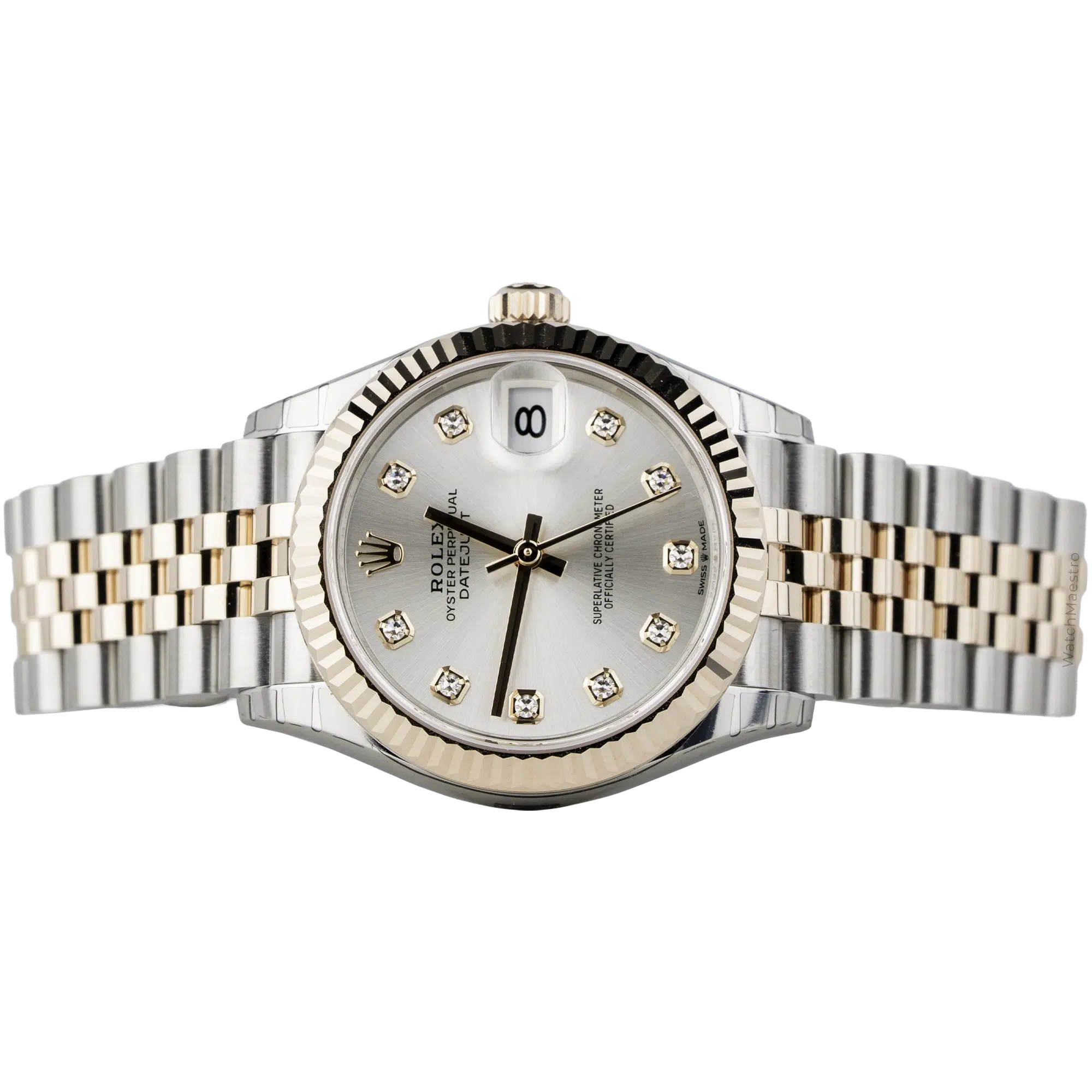 Rolex Datejust 31 Silver Diamond Two Tone RG (2)