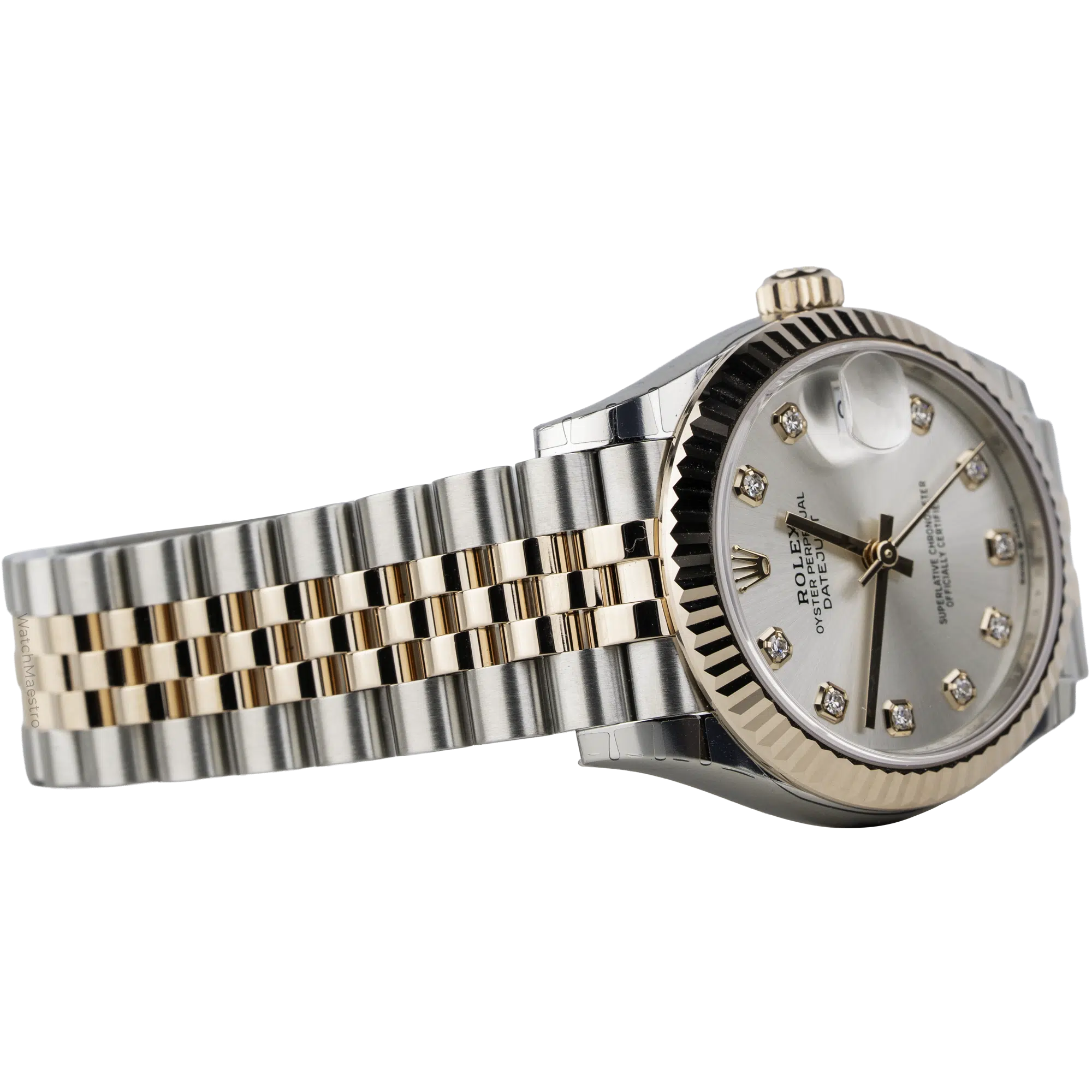 Rolex Datejust 31 Silver Diamond Two Tone RG (4)