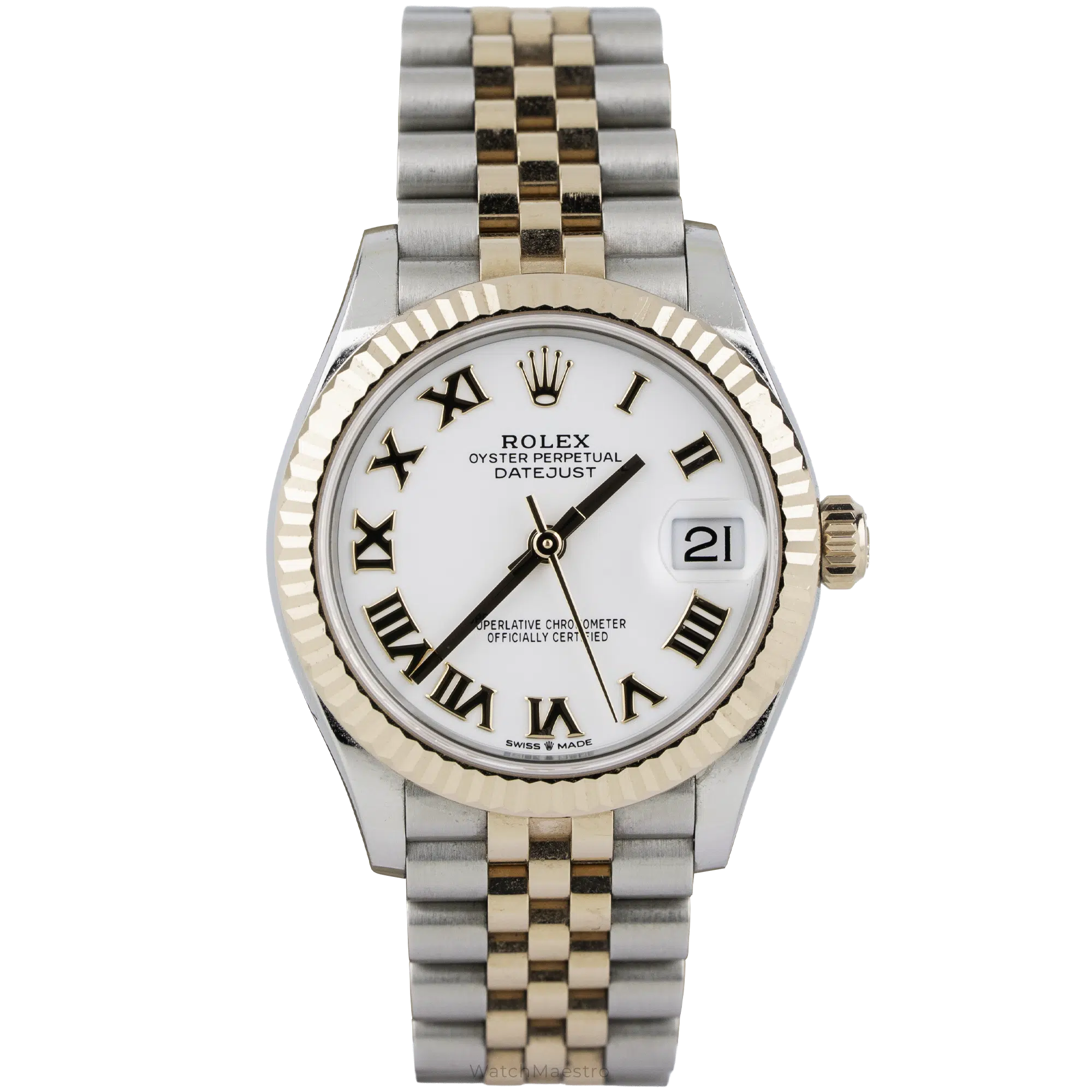 Rolex Datejust 31 Two Tone White Roman (1)