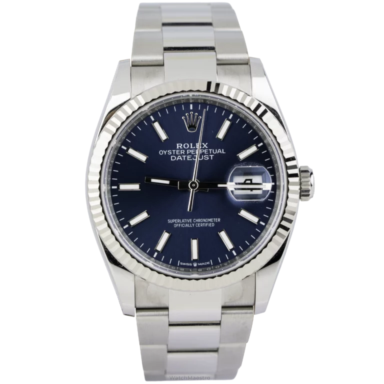 Rolex Datejust 36 Blue Fluted Oyster (1)
