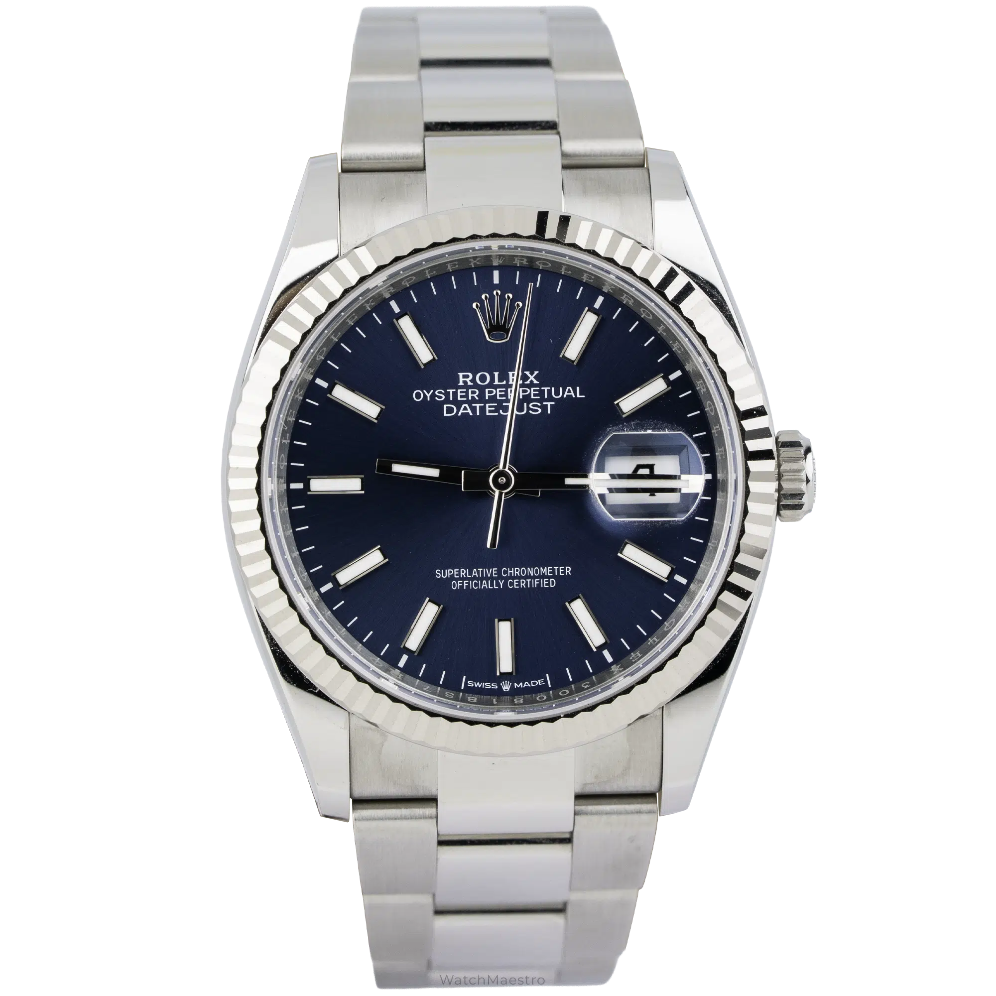 Rolex Datejust 36 Blue Fluted Oyster (1)