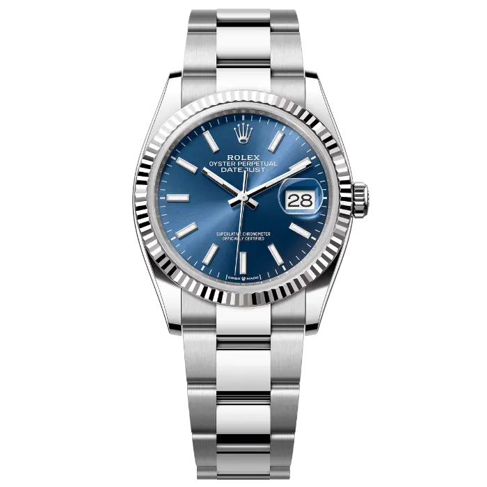 Rolex Datejust 36 Blue Fluted Oyster