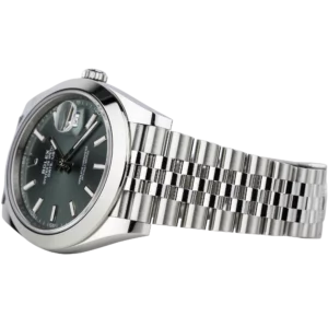 Rolex Datejust 41 Green Smooth Jubilee (3)
