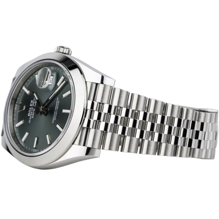 Rolex Datejust 41 Green Smooth Jubilee (3)