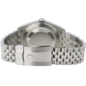 Rolex Datejust 41 Green Smooth Jubilee (5)