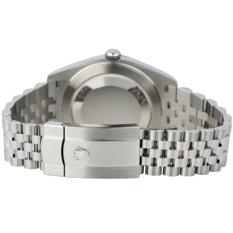 Rolex Datejust 41 Green Smooth Jubilee (5)