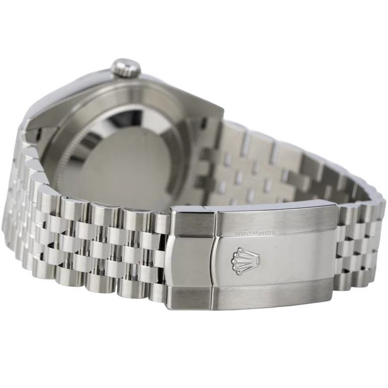 Rolex Datejust 41 Green Smooth Jubilee (8)