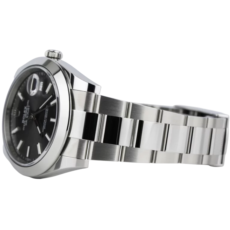 Rolex Datejust 41 Grey Smooth Bezel Oyster Bracelet (3)