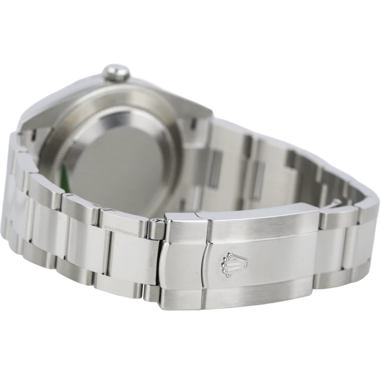 Rolex Datejust 41 Grey Smooth Bezel Oyster Bracelet (8)