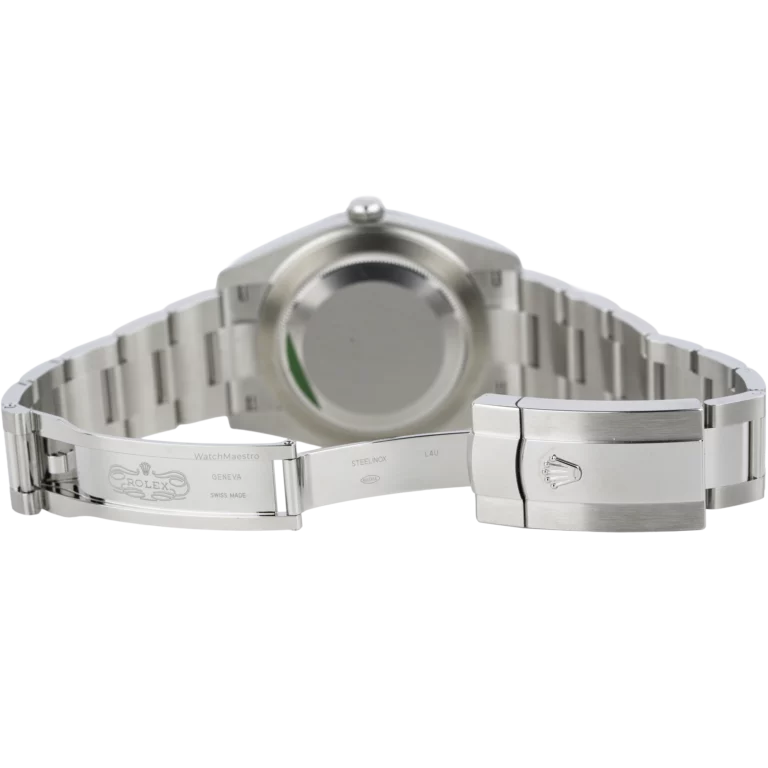 Rolex Datejust 41 Grey Smooth Bezel Oyster Bracelet (9)