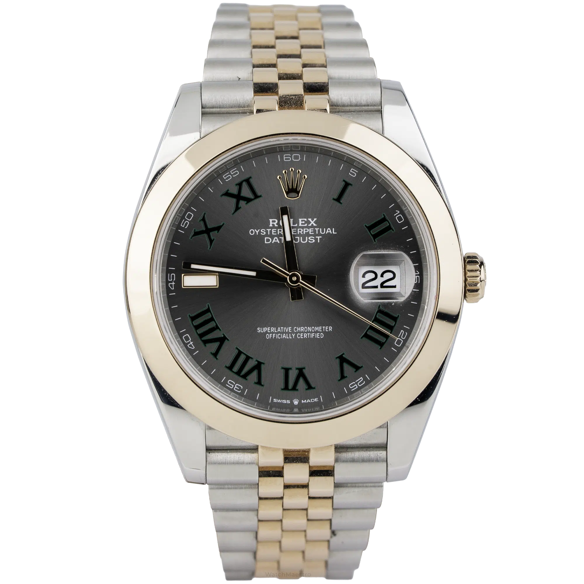 Rolex Datejust 41 Wimbledon Two Tone Jubilee Smooth (1)