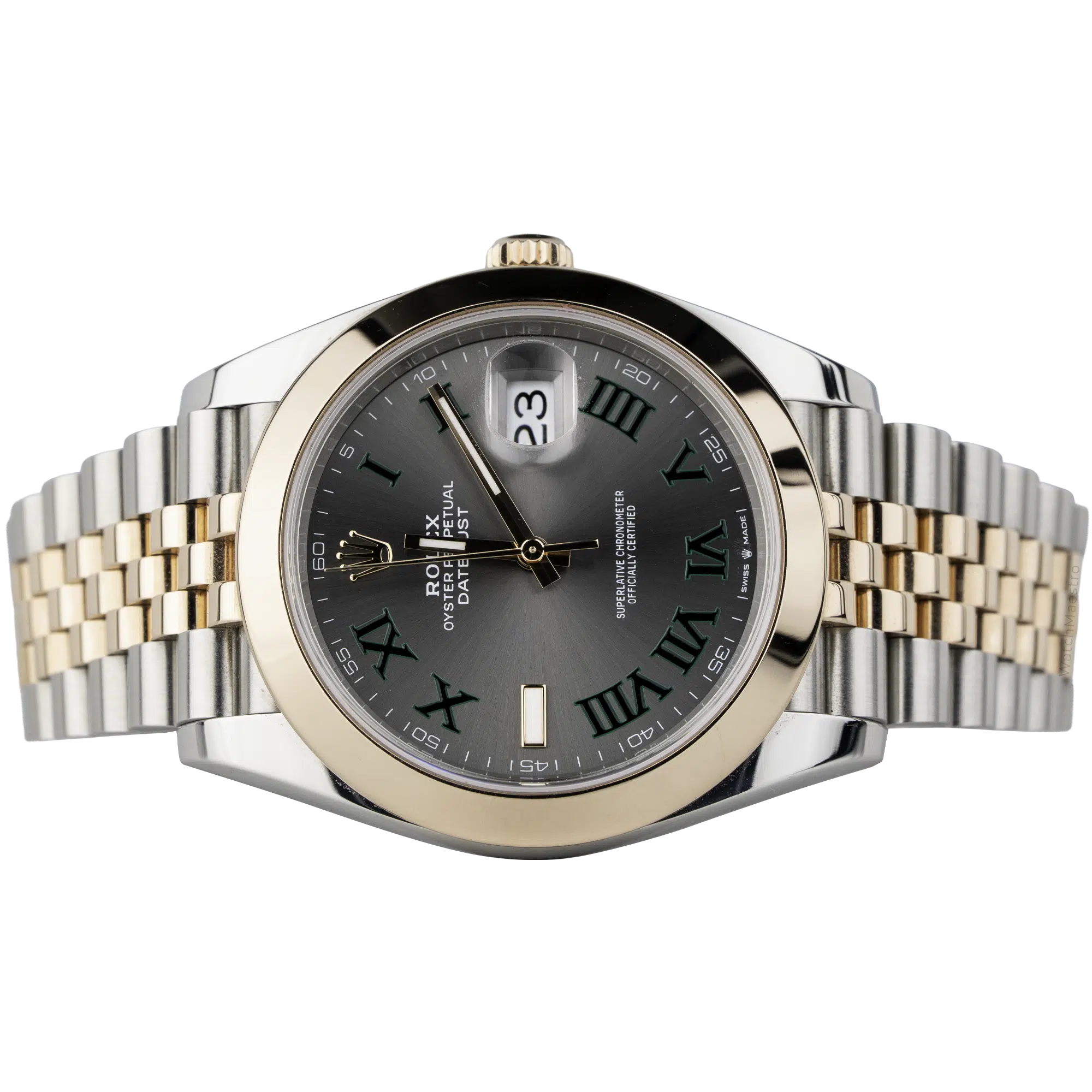 Rolex Datejust 41 Wimbledon Two Tone Jubilee Smooth (2)