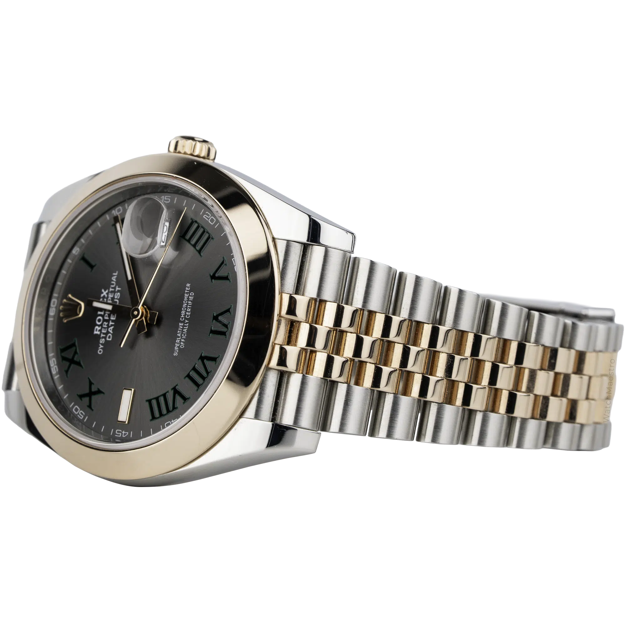 Rolex Datejust 41 Wimbledon Two Tone Jubilee Smooth (3)