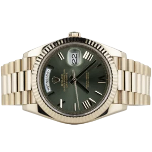 Rolex Day Date 40 Rose Gold Olive Dial (2)