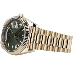 Rolex Day Date 40 Rose Gold Olive Dial (3)