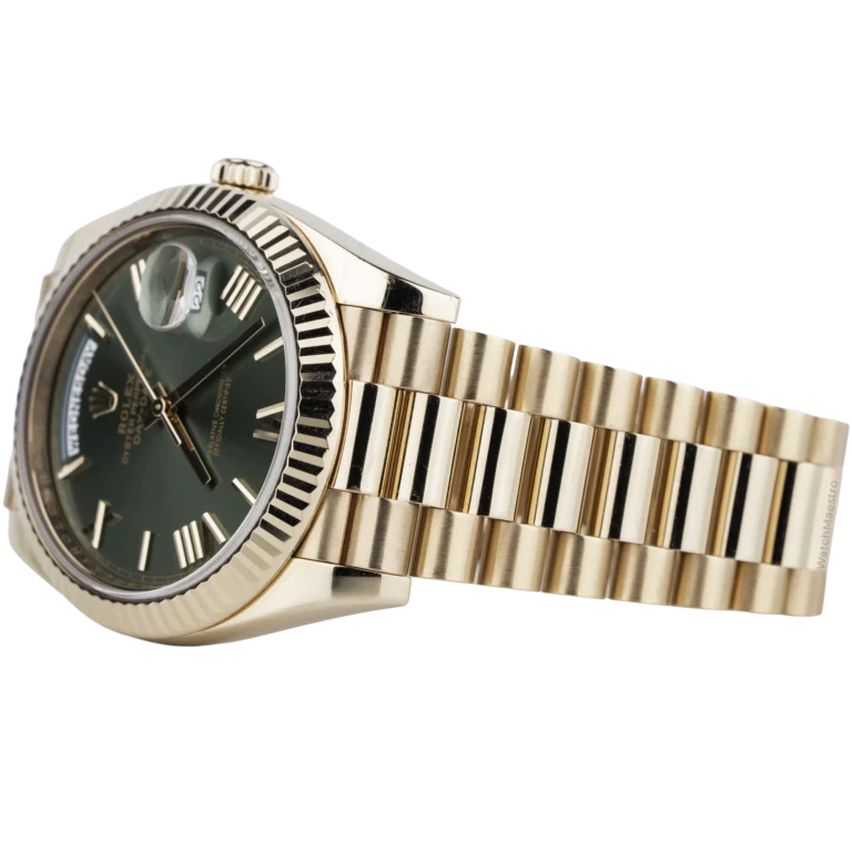 Rolex Day Date 40 Rose Gold Olive Dial (3)