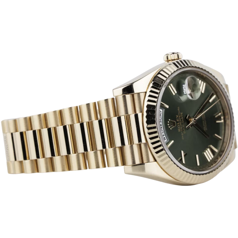 Rolex Day Date 40 Rose Gold Olive Dial (4)