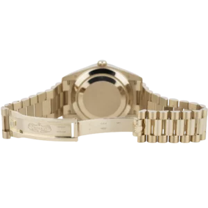 Rolex Day Date 40 Rose Gold Olive Dial (9)