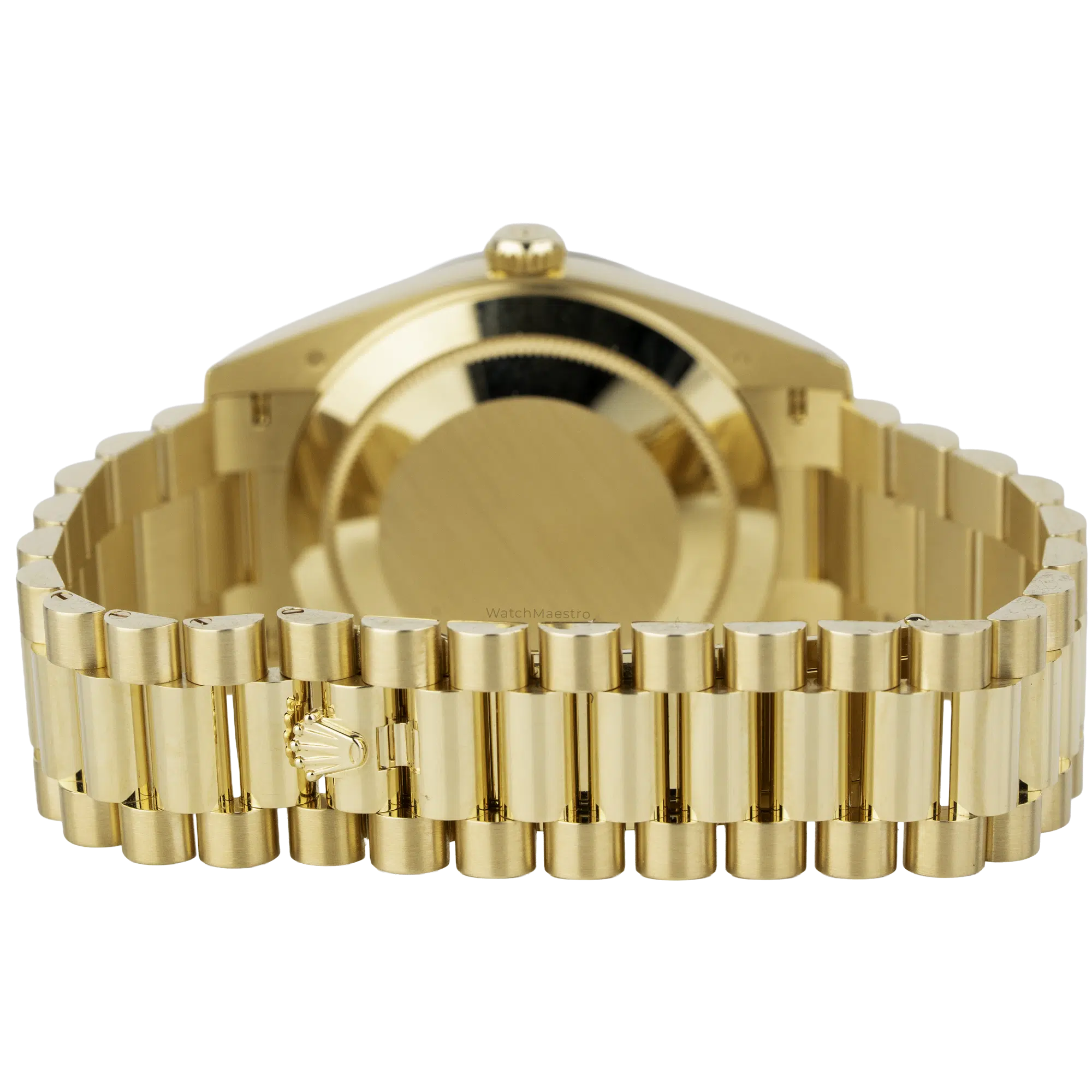 Rolex Day Date 40 Yellow Gold Green Ombre (5)